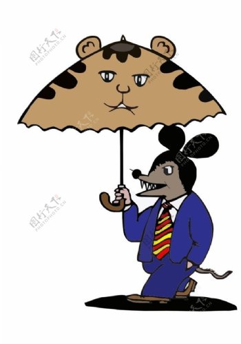 保护伞廉政漫画图片