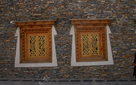 藏式木窗图片