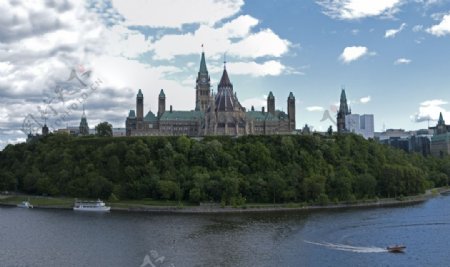 加拿大国会山庄图片
