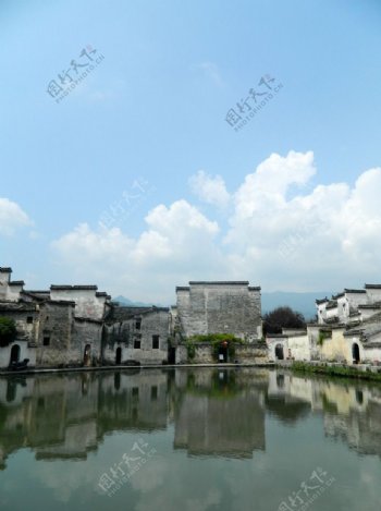 安徽宏村建筑图片