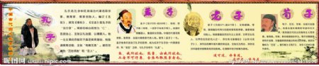 中国古代四大教育家简图片