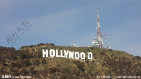 好莱坞山坡图片