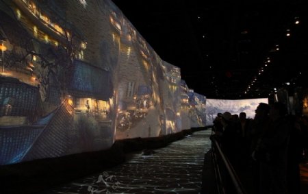 上海世博会中国馆内景动画版清明上河图图片