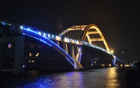 厦门五缘湾大桥夜景图片