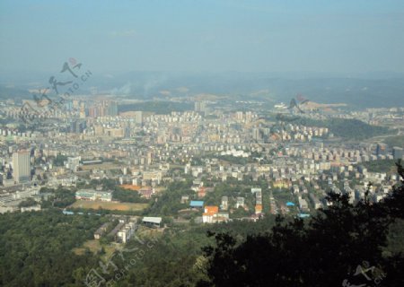 郴州中心城区鸟瞰图图片