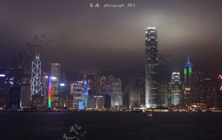香港夜空图片
