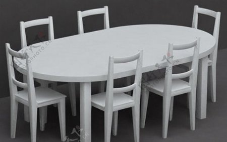 简单餐桌椅图片