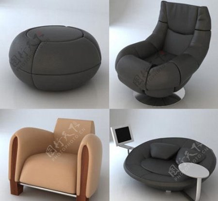 椅子沙发模型图片
