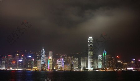 夜下香港图片