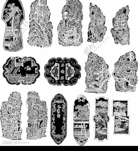 15张清代古代花纹图片