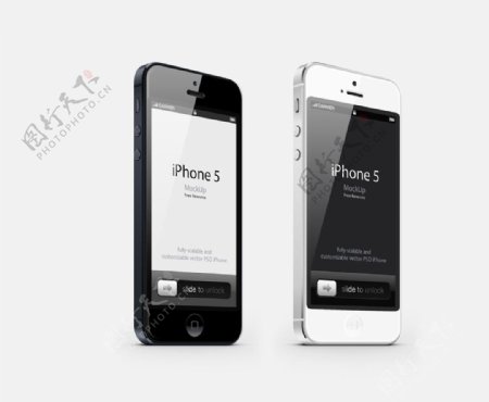 黑白苹果手机图片