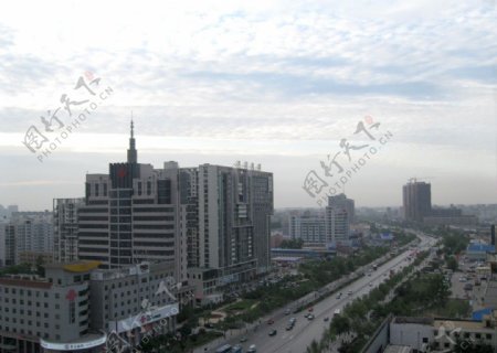 郑州夕阳公路图片