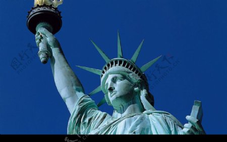 美國自由女神像图片