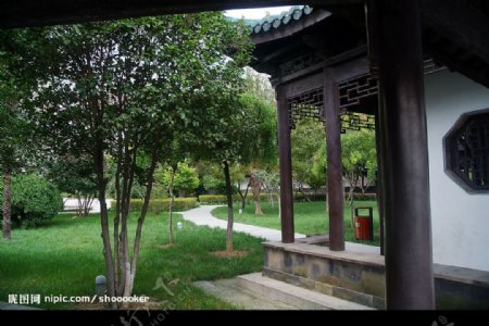 中式江南园林图片