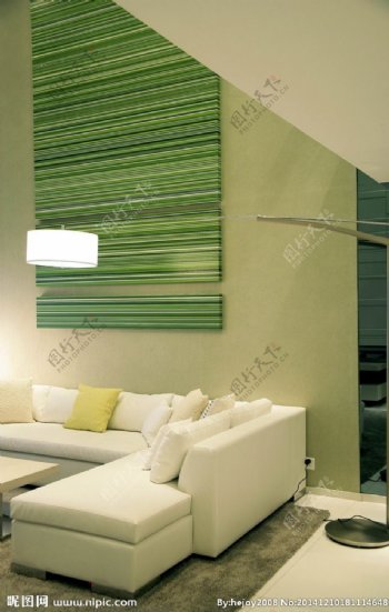 广州金海湾样板房客厅沙发图片