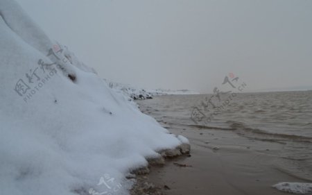 济南黄河雪景图片