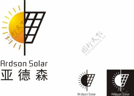 太阳能标志LOGO图片