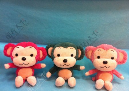 三色猴子图片