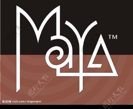 maya玛雅软件标志矢量图图片