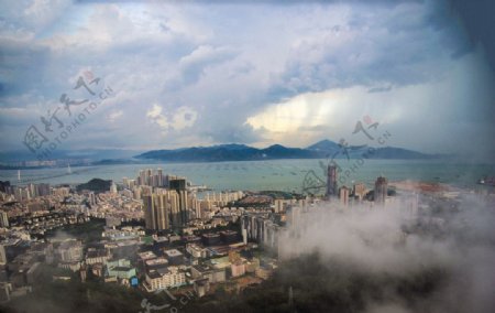雨后深圳湾图片