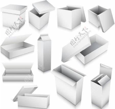 纸壳盒包装盒纸箱子图片