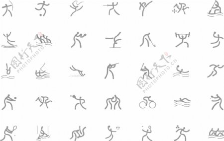 奥运会运动符号图片