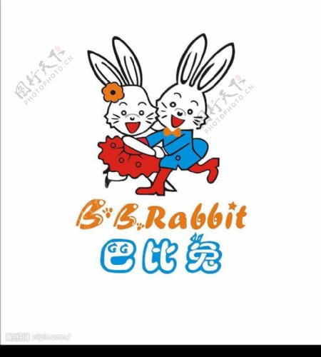 巴比兔标志图片
