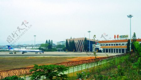 梅县机场风景图片