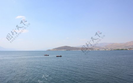 双廊洱海摄影图图片