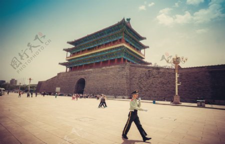北京城墙图片