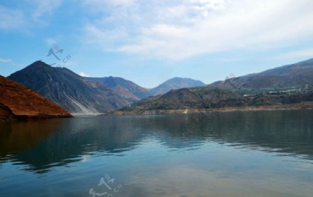 四川汉源湖图片