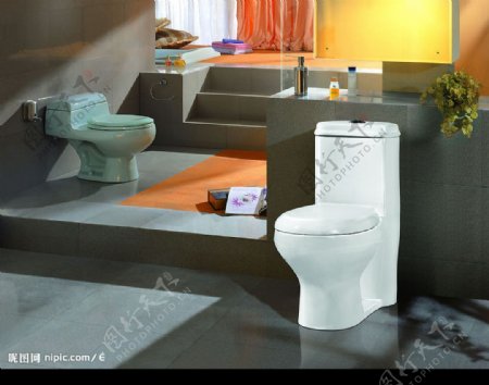 现代潮流浴室套间图片