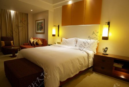 上海宾馆的寝室图片