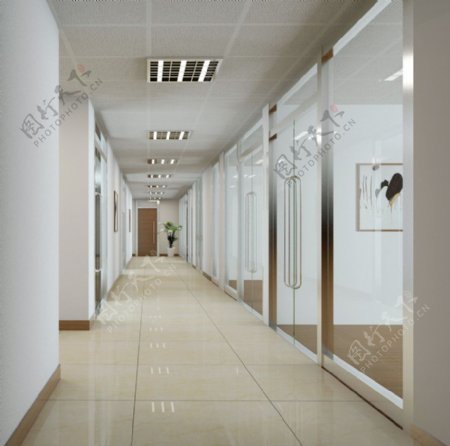 公司走廊图片