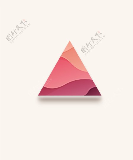 彩色三角logo图片
