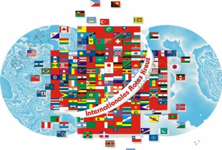 世界各国国旗矢量图图片