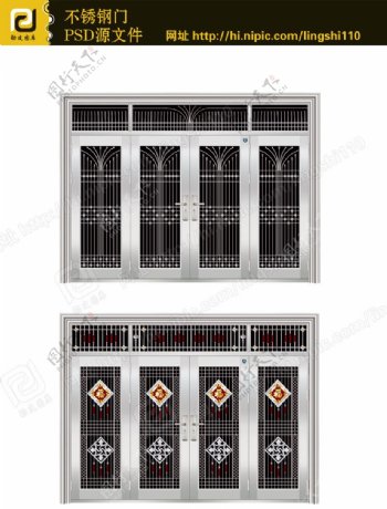 不锈钢门图片