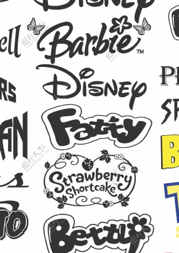 迪斯尼卡通标志logo图片