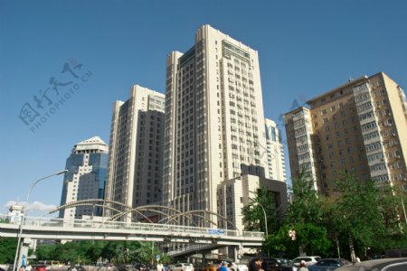 中国总工会大楼建筑摄影图片