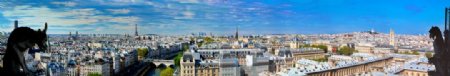法国巴黎宽幅摄影图片
