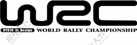 世界拉力赛WRC矢量标志图片