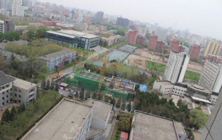 北京师范大学鸟瞰图片
