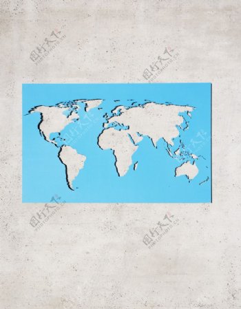 世界版块地形图图片