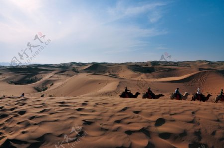 沙坡头腾格里沙漠图片