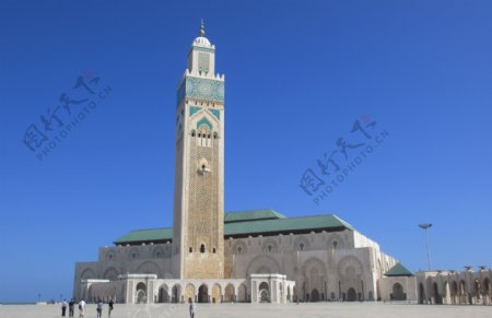摩洛哥哈桑二世清真寺图片