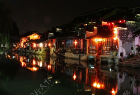 西塘夜景系列图片