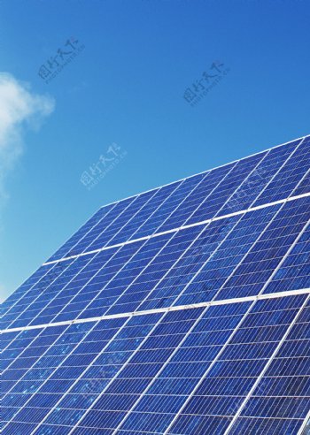 高清太阳能电池板图片