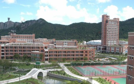 温岭中学全景图片