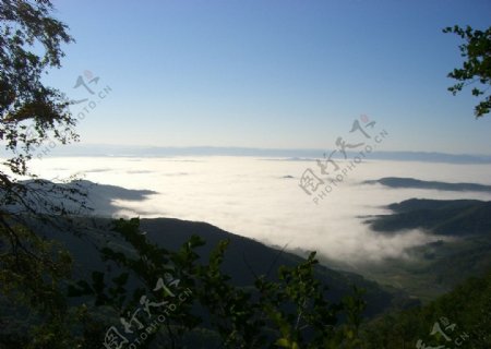 云雾美景图片