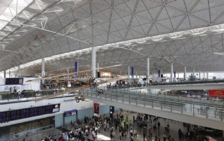 香港启德机场图片